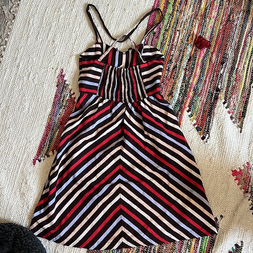 Striped‎ Sundress With Pockets - XS - Picture 3 of 4